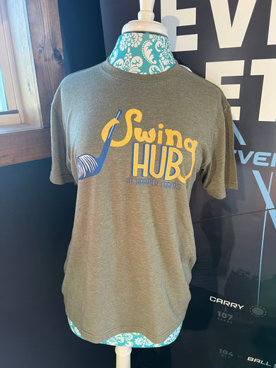 Swing Hub Military Green Imperial Tee