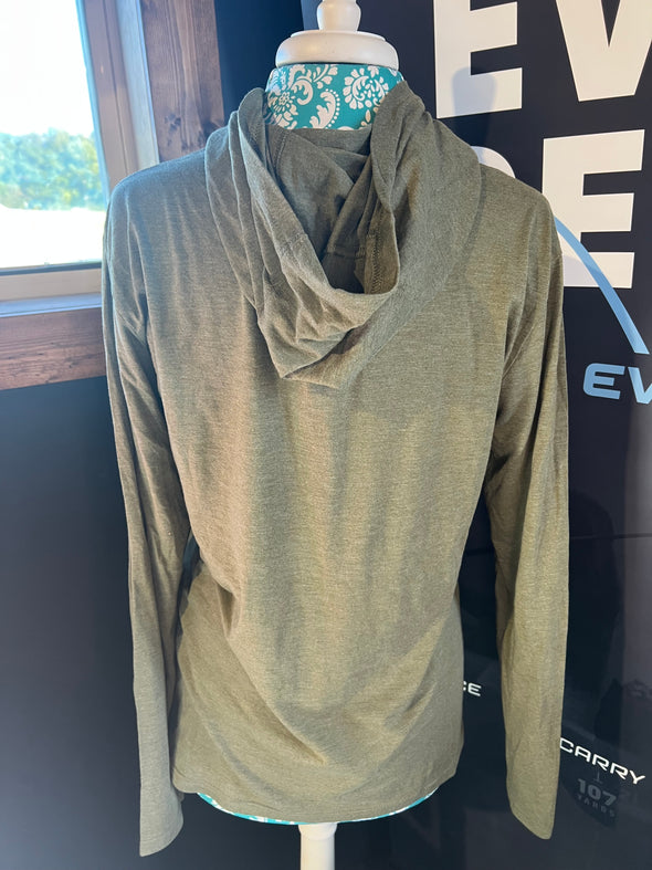 Swing Hub Heathered Green Imperial Hoodie