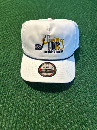 Swing Hub Rope Detail White Hat