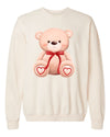 Feeling Beary Loved Cozy Crew Cream Sweatshirt