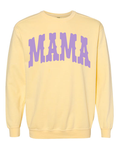 Mama Purple Butter Comfort Color Sweatshirt