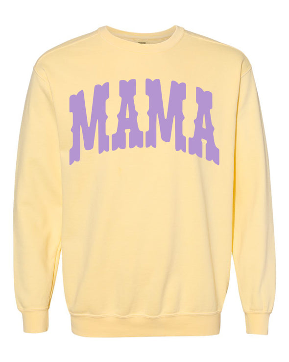 Mama Purple Butter Comfort Color Sweatshirt